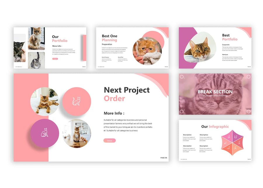 创意设计作品展示营销推广PPT模板 - 顶尖PPT