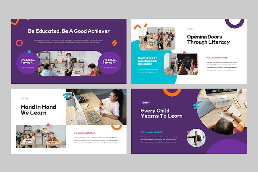 儿童教育幼儿园早教培训Keynote模板 - 顶尖PPT