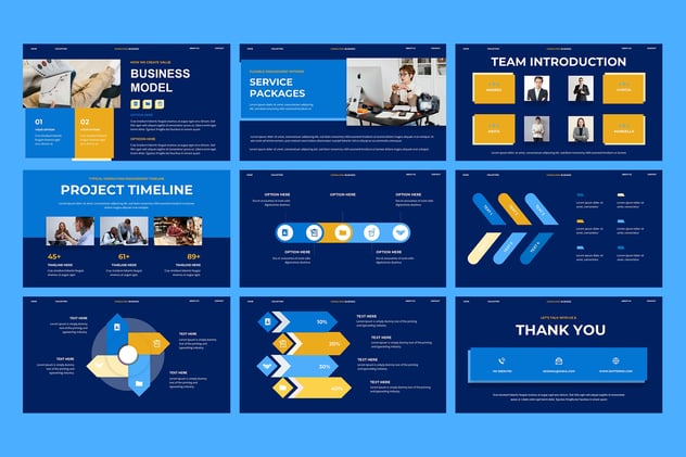 咨询业务PPT模板 - 顶尖PPT