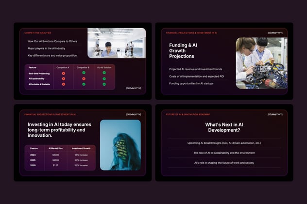 初创公司AI人工智能keynote模板 - 顶尖PPT