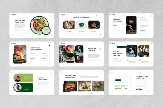 餐饮美食品牌推广营销方案Keynote模板 - 顶尖PPT