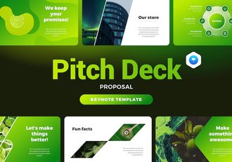 绿色业务合作企解决方案商业计划多用途keynote模板 - 顶尖PPT