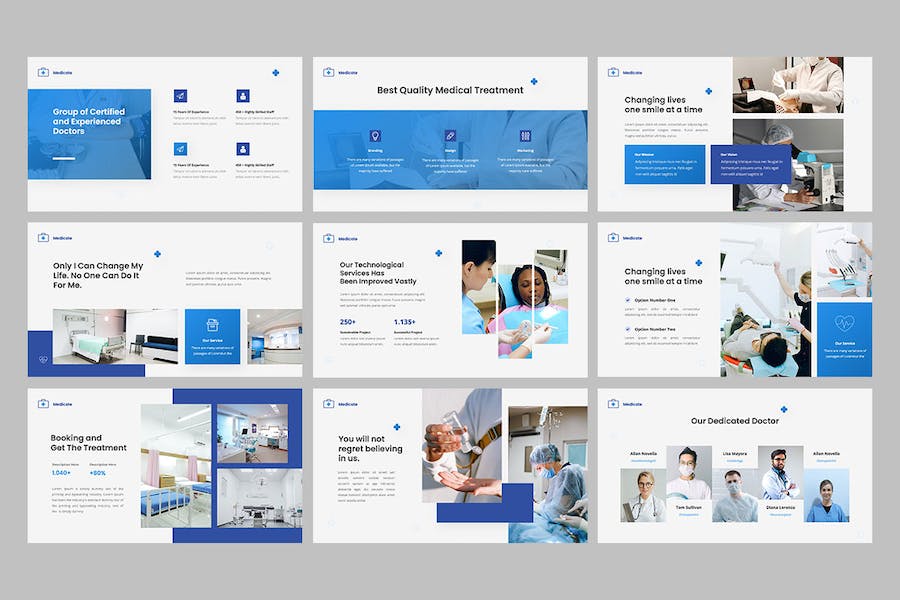 医疗医药诊疗推介PPT模板 - 顶尖PPT