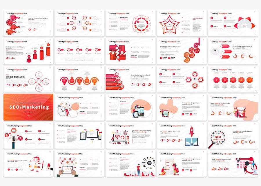 商业数据分析图形图表条形数据分析财务报告图表keynote模板 - 顶尖PPT