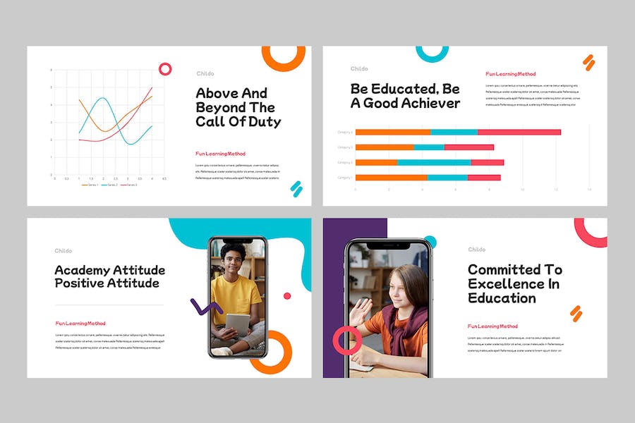 儿童教育幼儿园早教培训Keynote模板 - 顶尖PPT