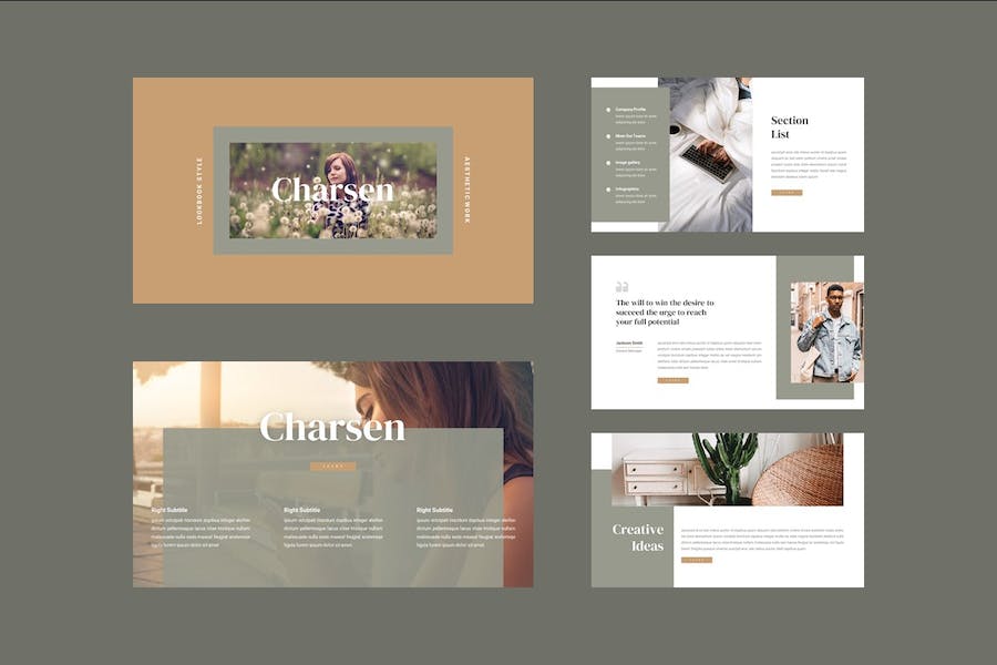 室内设计家居装修方案展示PPT模板 - 顶尖PPT