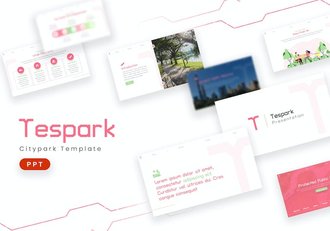 城市公园绿化环保主题通用模板 - 顶尖PPT