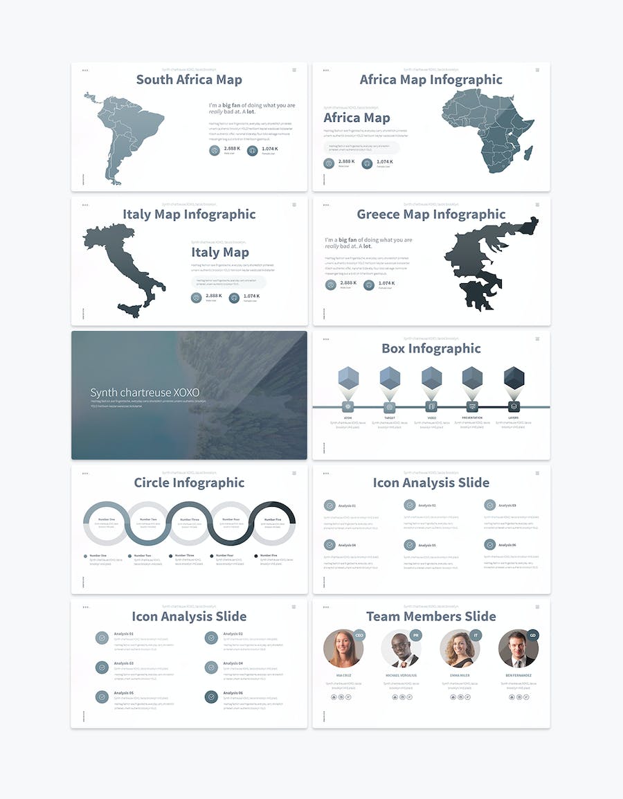 旅游度假景点展示数据分析PPT模板 - 顶尖PPT