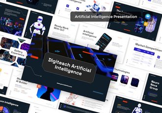 人工智能技术应用展示Keynote模板 - 顶尖PPT