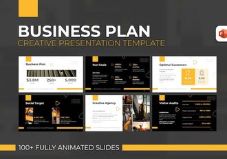 商务业务计划PowerPoint模板 - 顶尖PPT