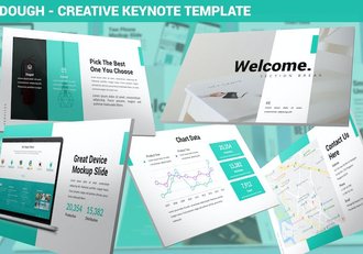 创意面包烘焙品牌Keynote模板 - 顶尖PPT