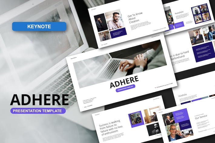 励志领域内容展示专业Keynote模板 - 顶尖PPT