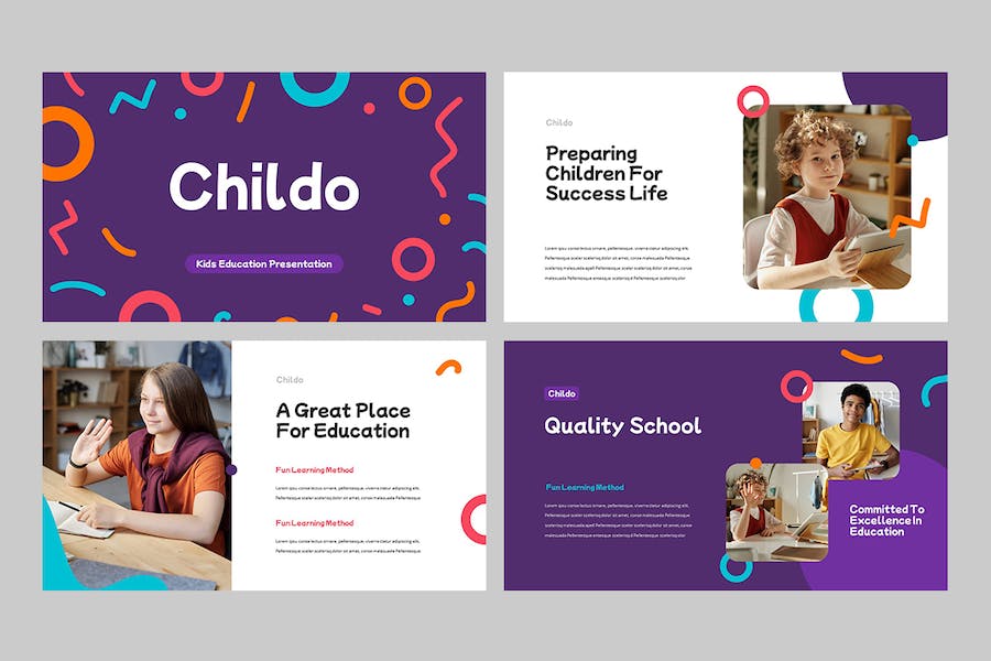 儿童教育幼儿园早教培训Keynote模板 - 顶尖PPT