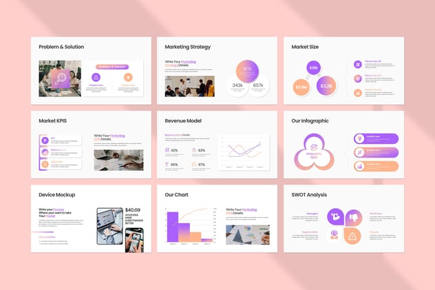 营销策划方案主题演讲Keynote模板 - 顶尖PPT