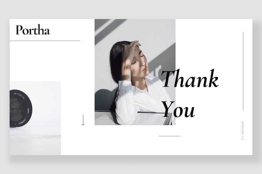 时尚摄影美图keynote模板 - 顶尖PPT