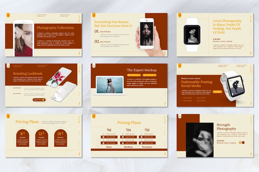 时尚服装品牌推广展示PPT模板 - 顶尖PPT