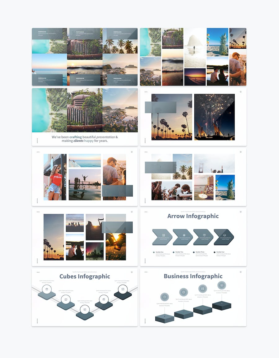 旅游度假景点展示数据分析PPT模板 - 顶尖PPT