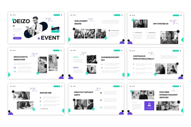 商业互动活动PPT模板 - 顶尖PPT