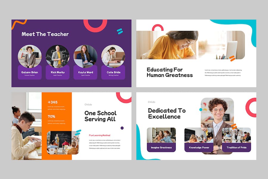 儿童教育幼儿园早教培训Keynote模板 - 顶尖PPT