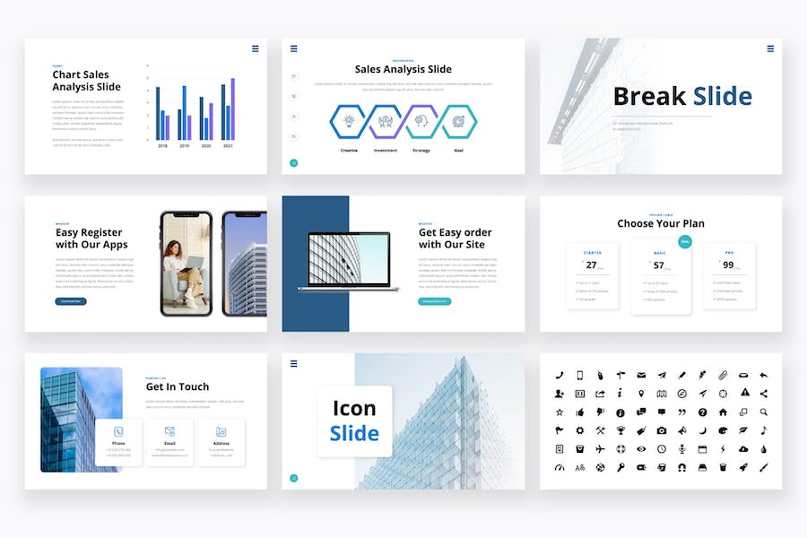 业务数据汇报绩效监控keynote模板 - 顶尖PPT