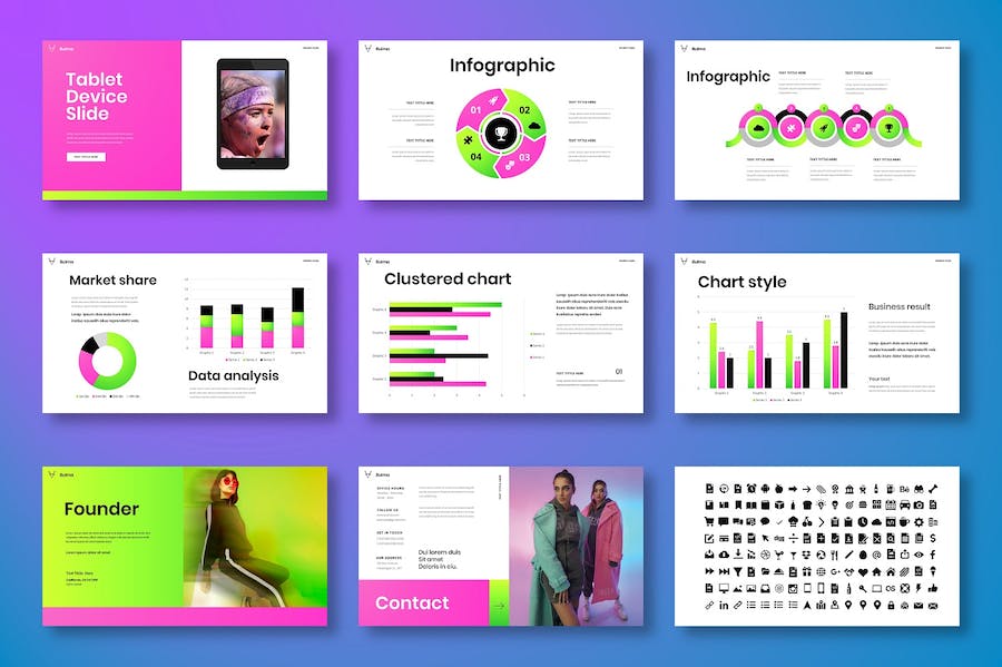 粉色时尚商务品牌营销PPT模板 - 顶尖PPT