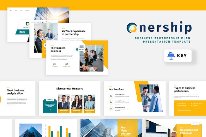 商业计划职位规划keynote模板 - 顶尖PPT