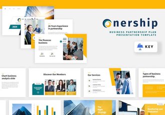 商业计划职位规划keynote模板 - 顶尖PPT