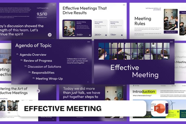 会议商务风格PPT模板 - 顶尖PPT