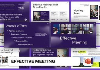 会议商务风格PPT模板 - 顶尖PPT