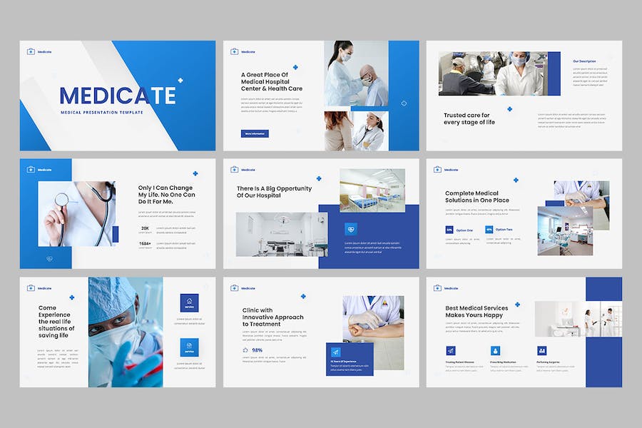 医疗医药诊疗推介PPT模板 - 顶尖PPT