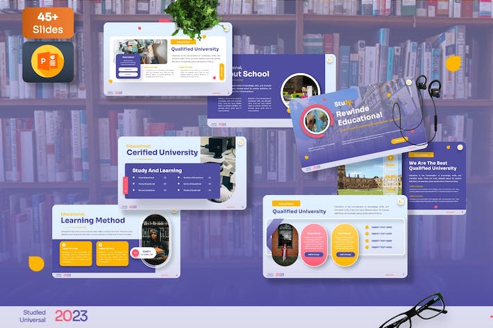 教育培训大学招生宣传PPT模板 - 顶尖PPT
