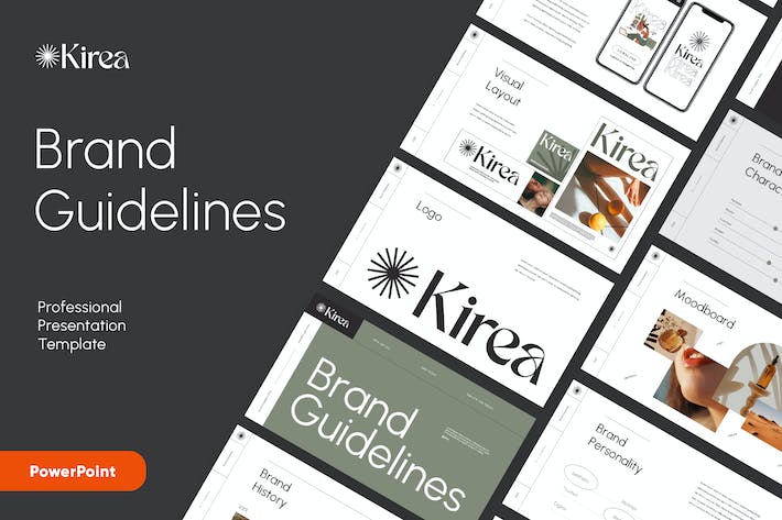 企业品牌视觉识别系统设计指南PPT模板 - 顶尖PPT