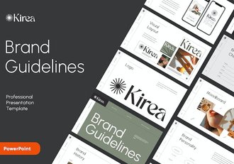 企业品牌视觉识别系统设计指南PPT模板 - 顶尖PPT