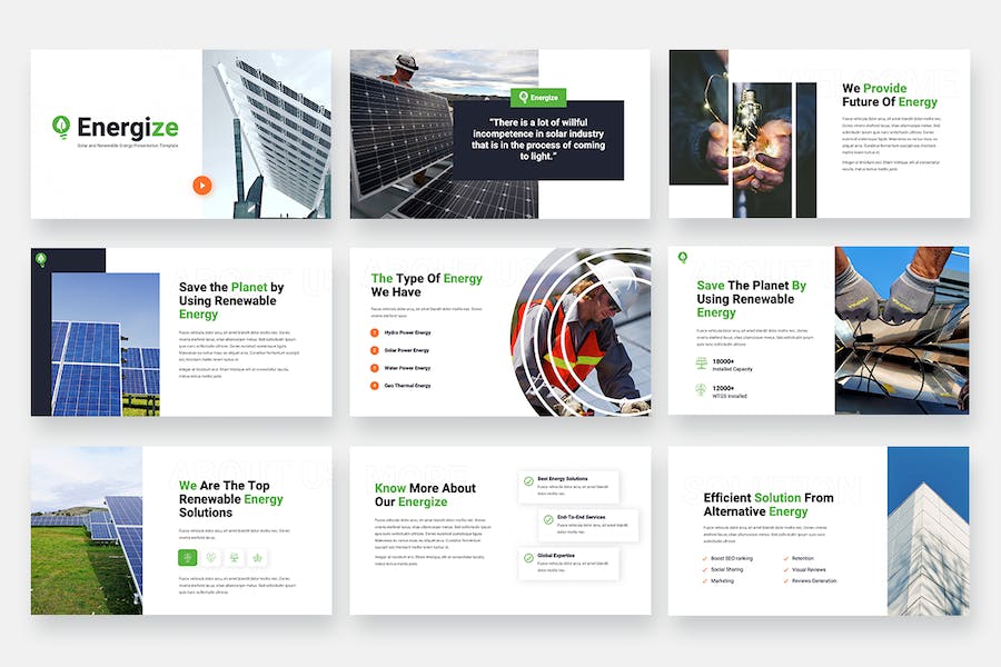 可再生能源领域主题Keynote演讲模板 - 顶尖PPT