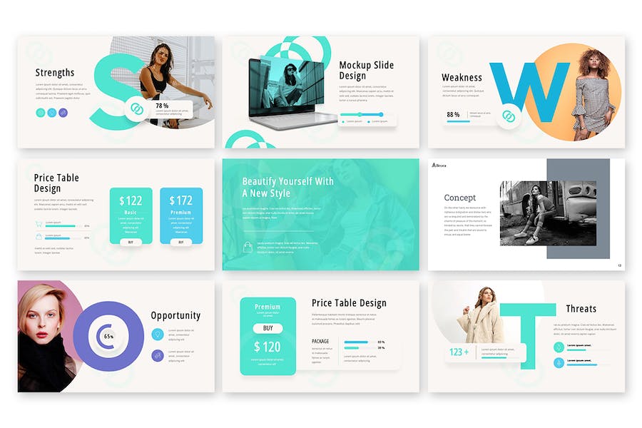 创意商业品牌推广Keynote模板 - 顶尖PPT