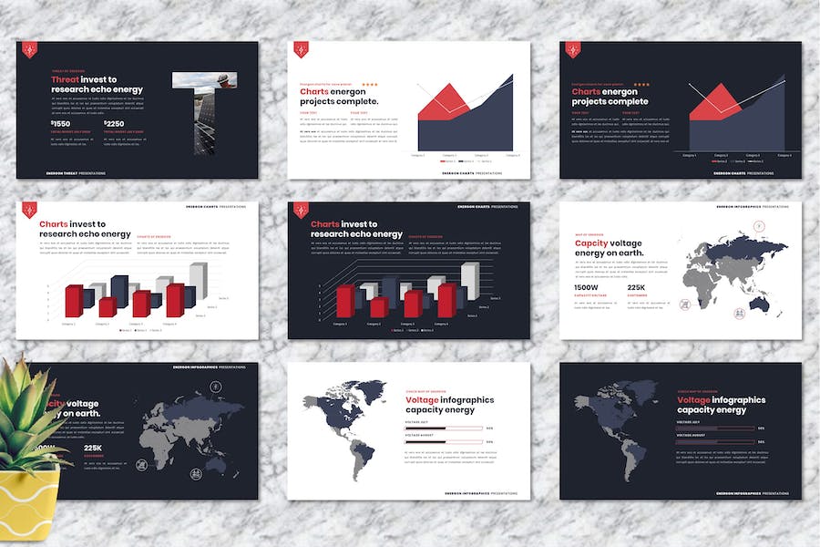 备用电源能源供应管理PPT模板 - 顶尖PPT