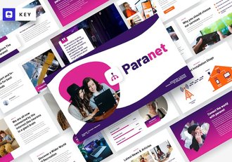 宽带电信网络keynote模板 - 顶尖PPT