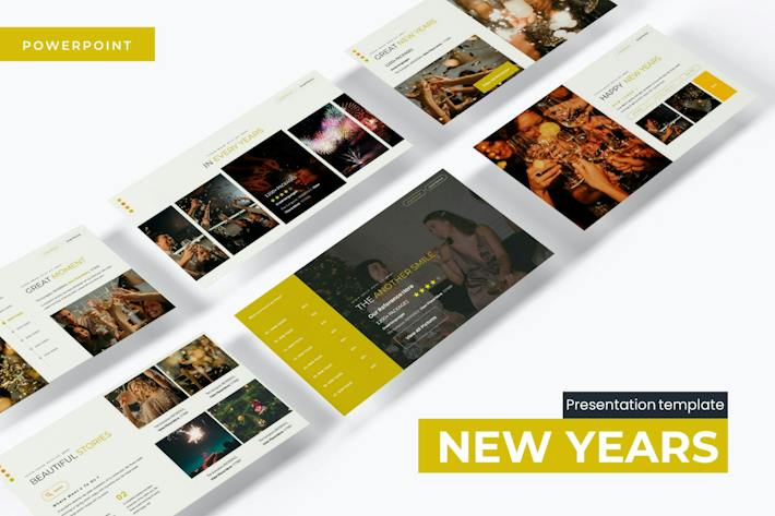 新年新春祝福新年活动派对策划PPT模板 - 顶尖PPT