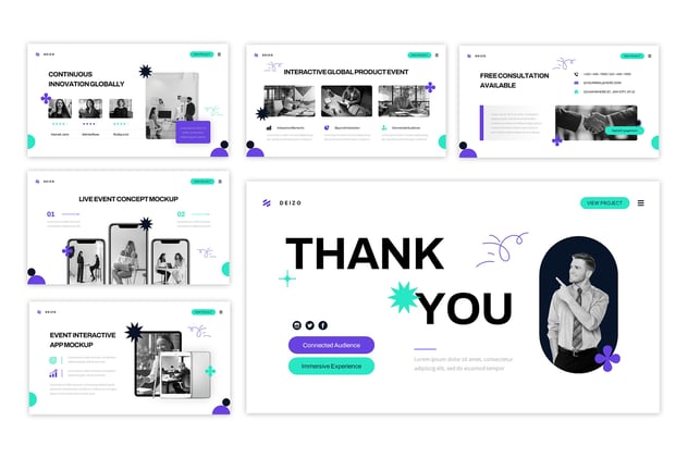 商业互动活动PPT模板 - 顶尖PPT