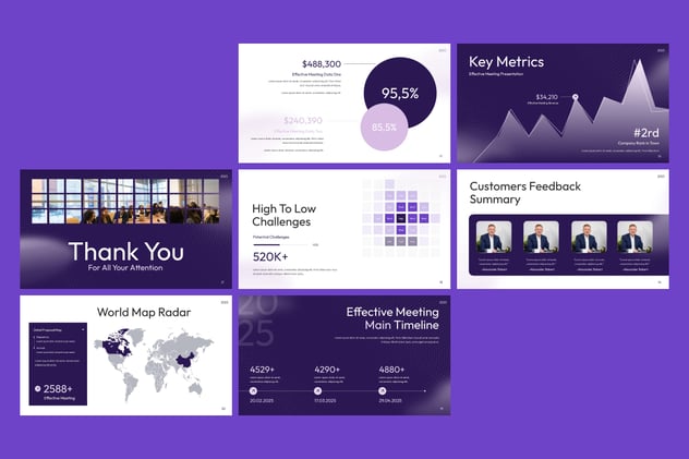 会议商务风格PPT模板 - 顶尖PPT