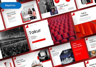 欧美风商务主题Keynote模板 - 顶尖PPT