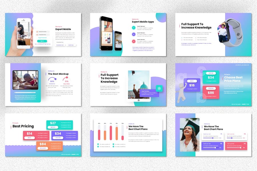 学习教育创意keynote模板 - 顶尖PPT