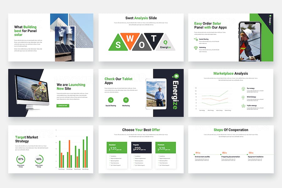 可再生能源领域主题Keynote演讲模板 - 顶尖PPT