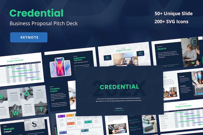 商业计划企业合作建议书企业团队介绍商务通用keynote模板 - 顶尖PPT