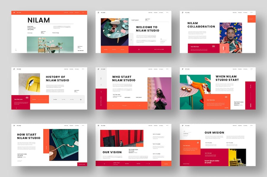 国外简约时尚多用途PPT模板 - 顶尖PPT