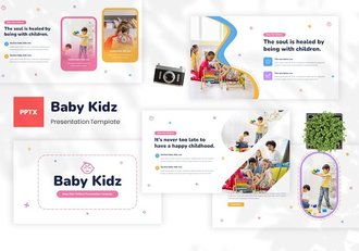 儿童教育课程培训设计PPT模板 - 顶尖PPT