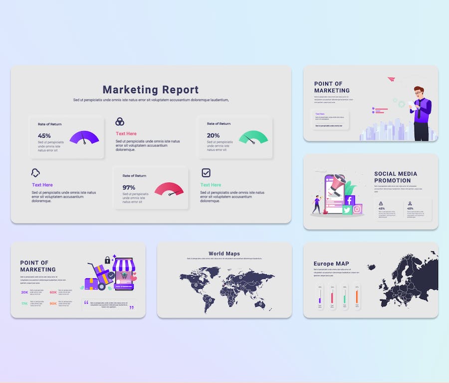 欧美销售数据分析报告高级PPT模板 - 顶尖PPT