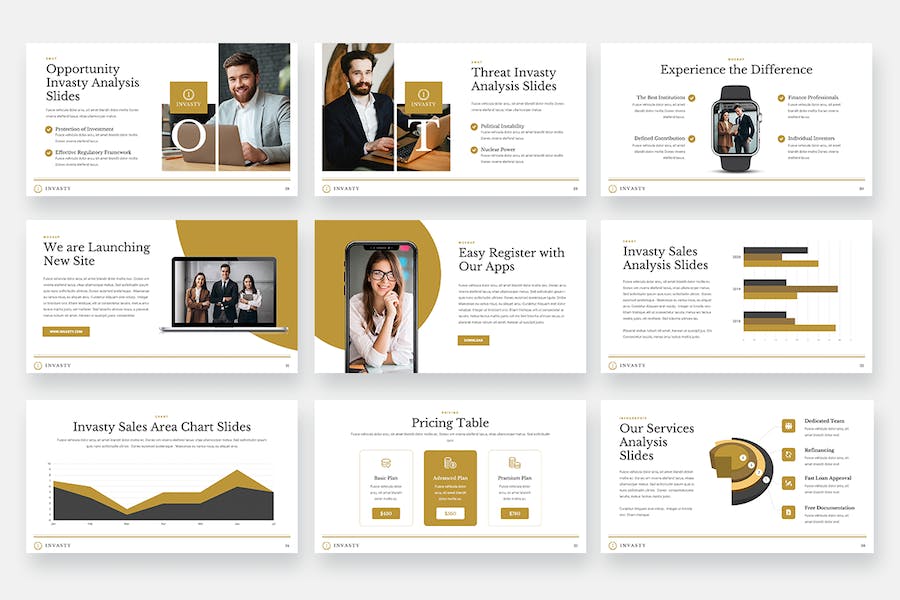 投资咨询主题keynote模板 - 顶尖PPT