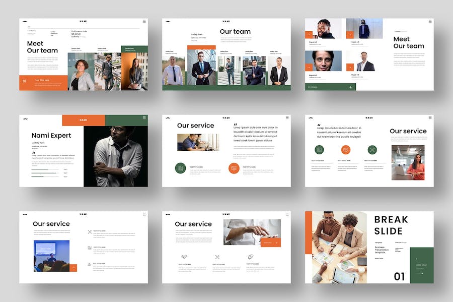 商务团队展示产品推广PPT模板 - 顶尖PPT