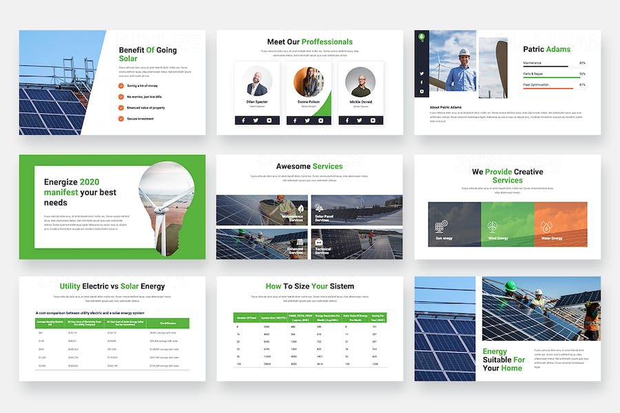可再生能源领域主题Keynote演讲模板 - 顶尖PPT